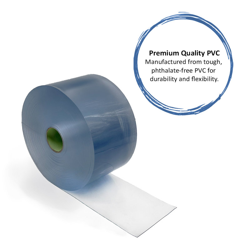 PVC Strip Curtain Rolls, 20cm Width x 2000cm Drop
