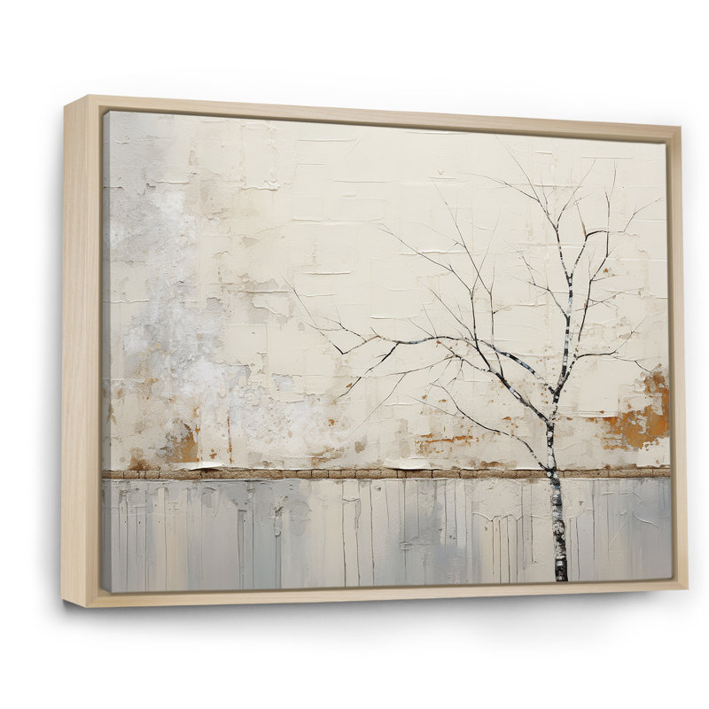 Simplicity Winter Dream III, H 34 po x l 44 po x P 1,5 po, Cadre naturel flottant