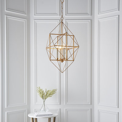 Curran 4 - Light Geometric Chandelier