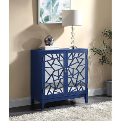 Einstein Blue Finish Console Cabinet