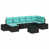 Coussin bleu / cadre noir est en rupture de stock