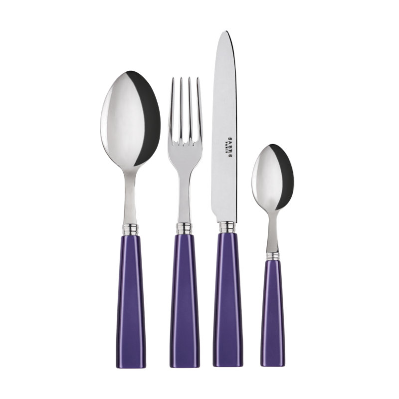 Sabre Paris - 24 Pieces Cutlery Set Icône, Purple