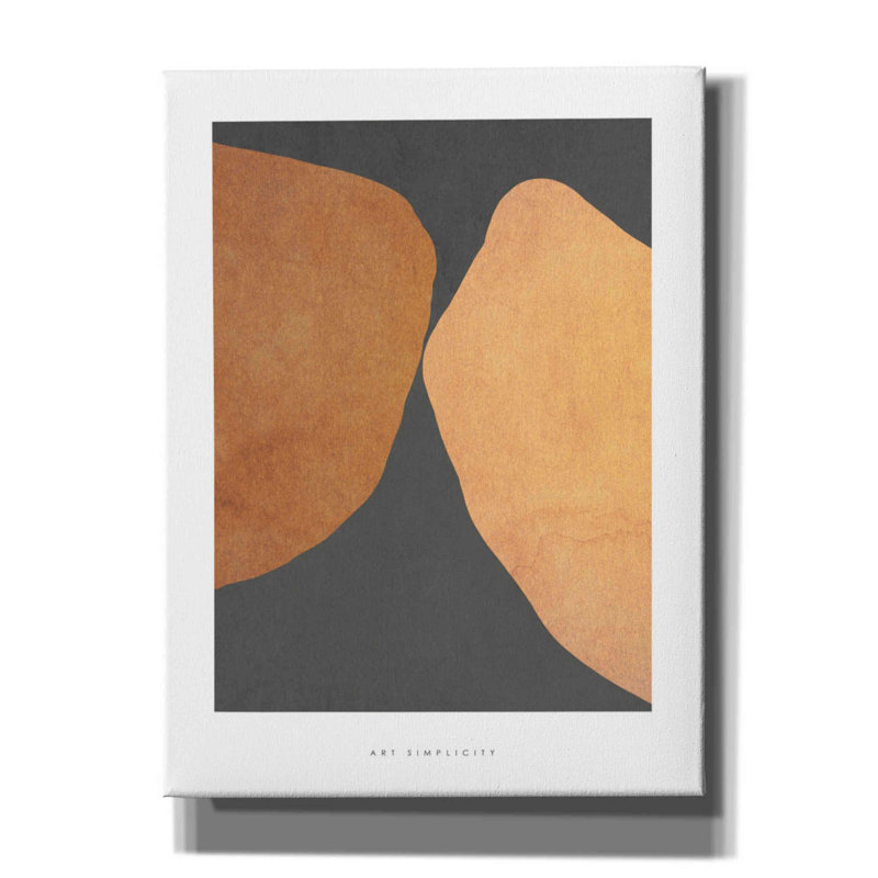 «Art Simplicity 4» par Design Fabrikken, estampe numérique sur toile, H 16 po x l 12 po x P 0,75 po