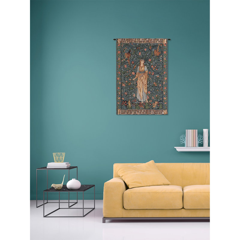 Loom Woven Cotton Blend Wall Hanging, 54" H x 36" W