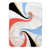 Blanc / bleu / rouge abstrait