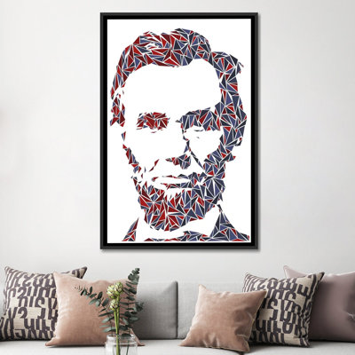 « abraham lincoln », impression sur toile