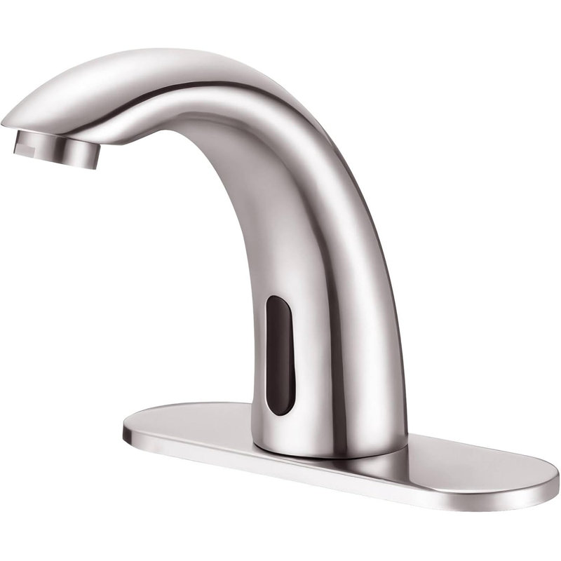 Touchless Bathroom Sink Faucet - Automatic Motion Sensor Restroom Toilet Faucet 