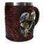 Tasse à café en résine rouge rouge