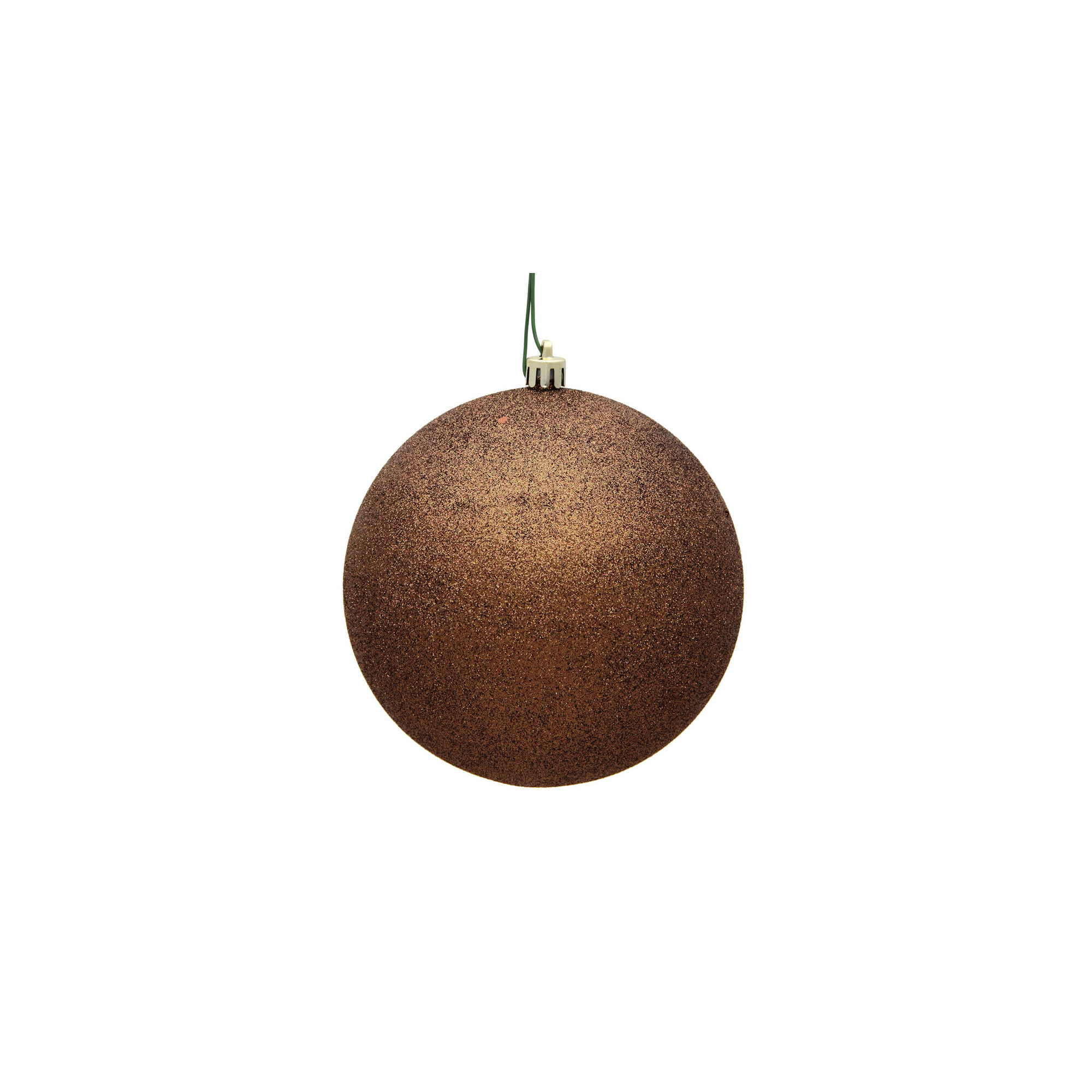 Holiday Décor Ball Ornament, 3", Mocha