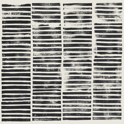 Stripe Block Prints II by Grace Popp - Wrapped Canvas Painting