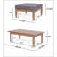 Repose-pieds Choix confortable, fonctions multiples, design classique et coins confortables + TABLE DE CAFÉ