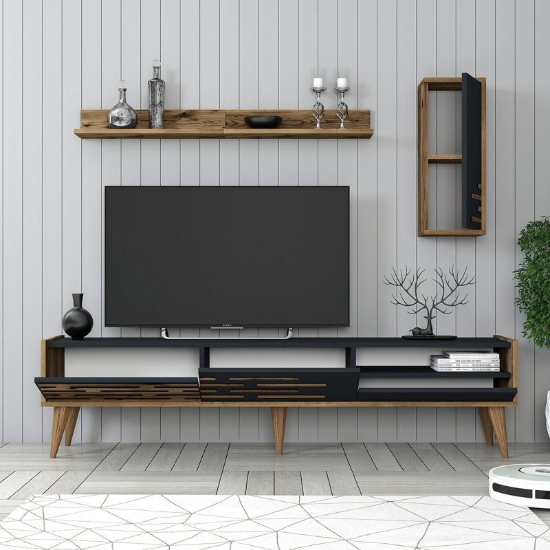 Silana Unfinished TV Stand for TVs up to 60"