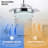 42" Crystal Fandelier Ceiling Fan With Light & Remote - Dimmable LED Retractable Invisible Blades, 6 Speeds, Memory Function, Chandelier Fan For Bedroom, Living Room, Dining Room