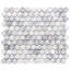 Santorini 12" x 12" Marble Honeycomb Mosaic Wall & Floor Tile-54104763