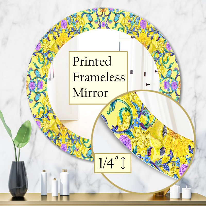 Miroir mural bohème et éclectique Moods 8, H 31,5 po x l po