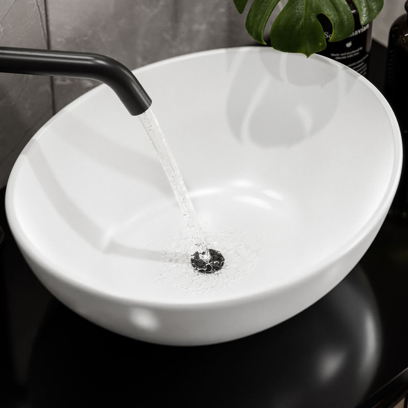80mm Single Bathroom Vanity with Ceramic Basin