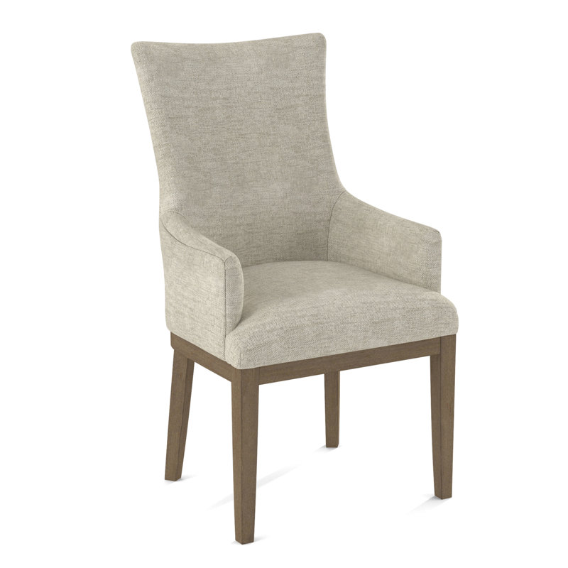 19'' H Upholstered Armchair, Weathered Gray, 61558-61