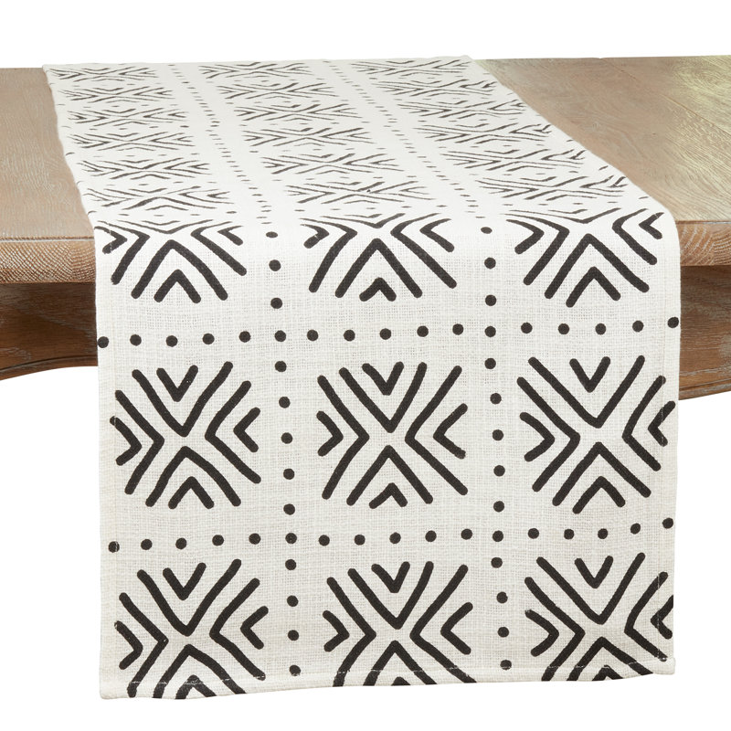 Chemin de table Marsala, Blanc