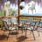 Stackable Outdoor Dining Chairs, Set Of 4, Comfortable And Space-Saving For Patio And Deck Use-1530071606