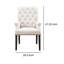 Fauteuil rembourré et capitonné avec Millville-927037031-891517921