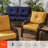 Sunbrella 4-Piece Deep Seat Cushion Set-2072199093