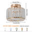 Glass Semi Flush Mount-114234907