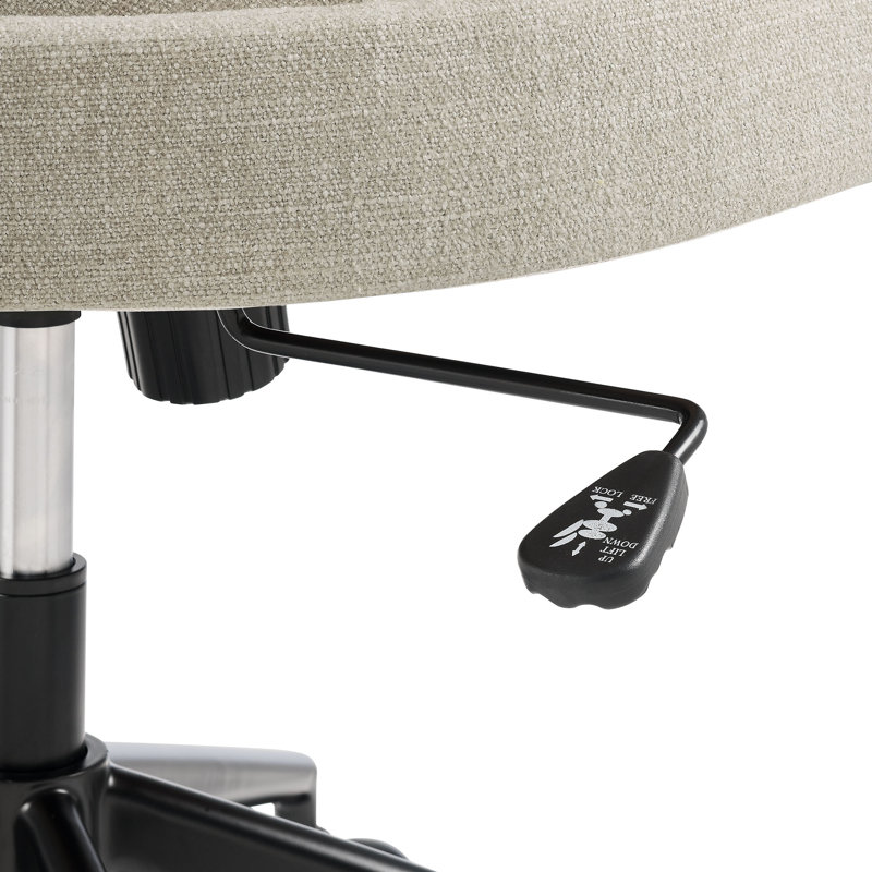 Pinnacle Upholstered Office Chair, Linen