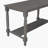 6-Piece Counter Height Dining Table Set Table with Shelf 4 Chairs and Bench for Dining Room-1888852646