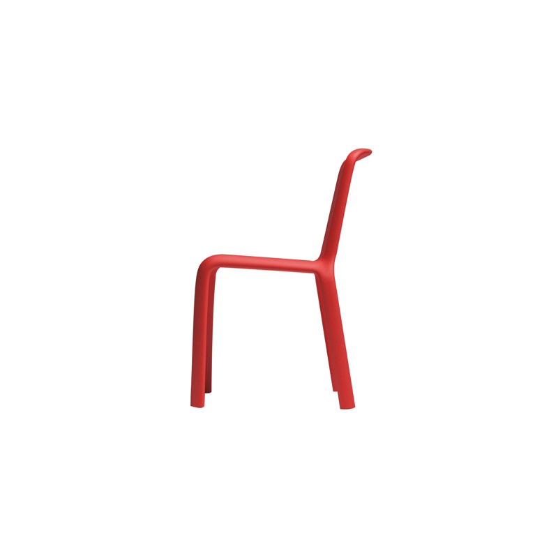 Chaise empilable Snow, Rouge