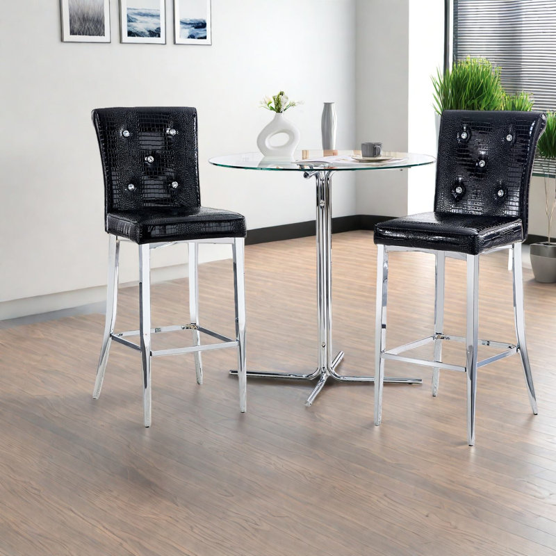 Ensemble de table de salle à manger moderne (doit inclure la table et la chaise), ensemble de bar en verre