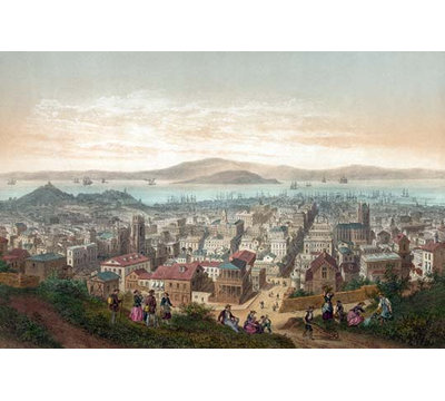 Vista Of San Francisco - Unframed Print