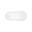 Louiseville 67'' x 31'' Freestanding Soaking Acrylic Bathtub