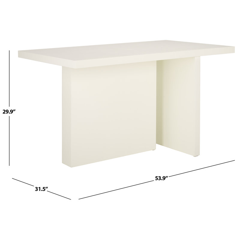 Aava Dining Table, Ivory