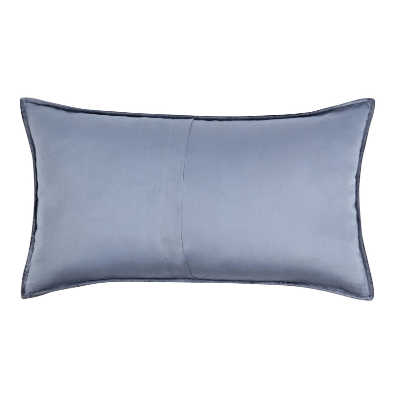 Dimitry Polyester Zipper Sham, King, Sea Fog Blue