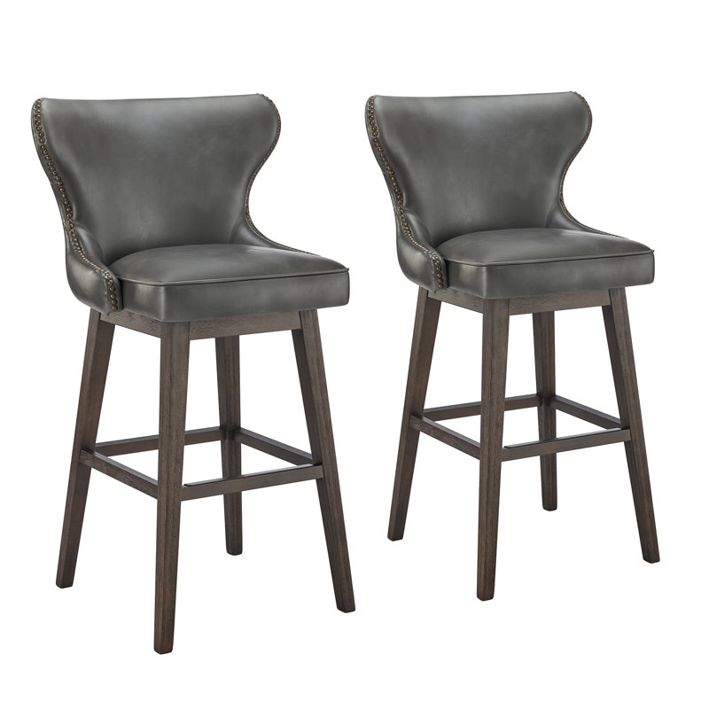 Tabouret de bar et de comptoir pivotant Caraline Caraline, Tabouret de bar (siège d'une hauteur de 30 po)