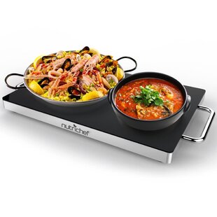 Best Buy: CHEFMAN 400W Glass-top Warming Tray with Temperature