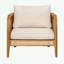 Outdoor Wicker Arm Chair with soft Cushion