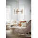 Jamir 10 - Light Dimmable Sputnik Modern Linear Chandelier