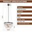 3-Light Crystal Chandelier