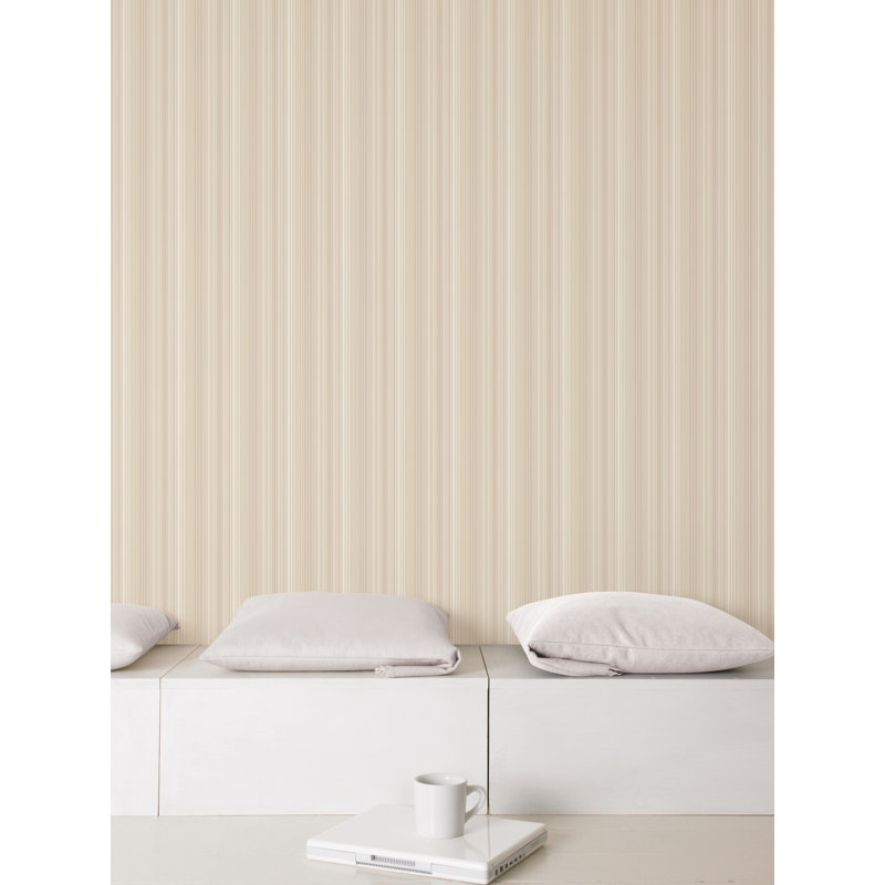 10m x 53cm Matte Wallpaper Roll, Beige/Cream/Brown