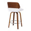 Tabouret de comptoir Benedek Mid-Century-284090885