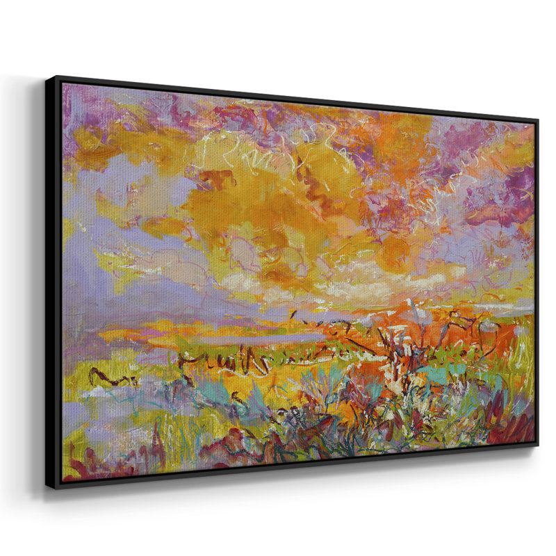 Toile encadrée de qualité supérieure Radiance, Black Closed Corner Framed Canvas, H 17 po x l 25 po x P 2 po