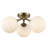 Brumback Glass Semi Flush Mount-278288447