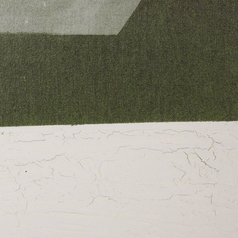 Suspended Triptych By Raoul Morren, 40" H x 90" W x 2" D