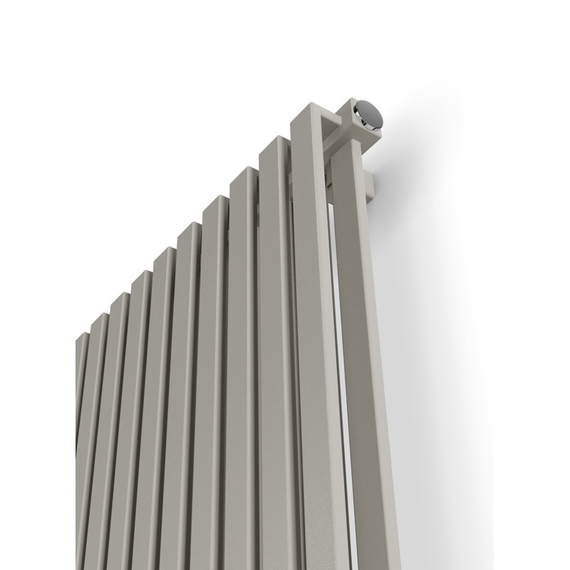 Nemo Horizontal Designer Radiator, 53cm H x 64.5cm W, Grey