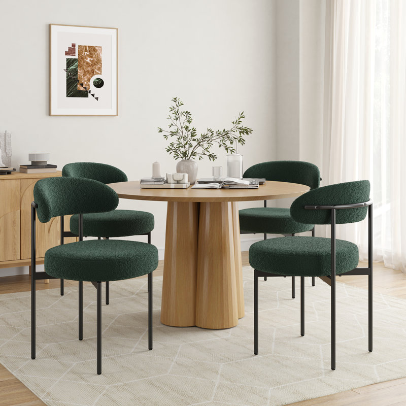 Chaise d'appoint en tissu Sherwood, Vert