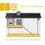 Weather Resistant Rabbit Hutch