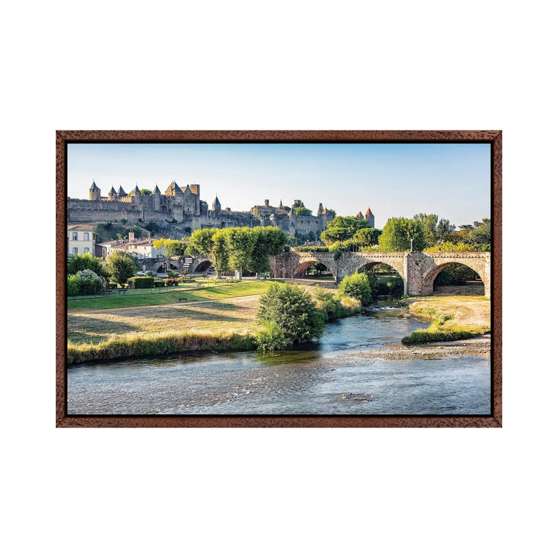 Carcassonne Fortress by Manjik Pictures - Gallery-Wrapped Canvas Giclée on Canvas, 66.04 cm H x 45.72 cm W