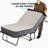 38" Rollaway Folding Bed with 4" Memory Foam Mattress & Wheels