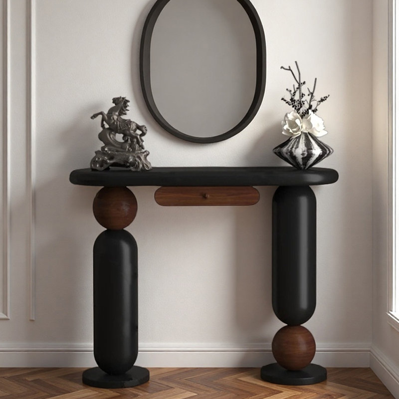Table d'entrée Mid-Century, H 33,5 po x l 47,2 po x P 11,8 po